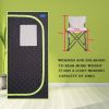 Portable Plus Type Full Size Far Infrared Sauna tent. Spa, Detox ,Therapy and Relaxation at home.Larger Space