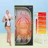 Portable Plus Type Full Size Far Infrared Sauna tent. Spa, Detox ,Therapy and Relaxation at home.Larger Space
