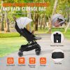 VEVOR Standard Baby Infant Stroller, Toddler Stroller with 95¬∞-150¬∞ Adjustable Backrest & & 0/90¬∞Adjustable Footrest & One-click Folding