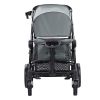 VEVOR All-Terrain Stroller Wagon, 2 Seats Foldable Expedition 2-in-1 Collapsible Wagon Stroller, Includes Canopy, Parent Organizer